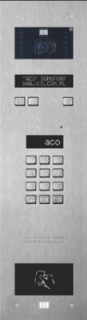 Panel domofonowy  (Centrala Slave), do instalacji cyfrowych do 1020 lokali, ACO INSPIRO 8S+ ACO